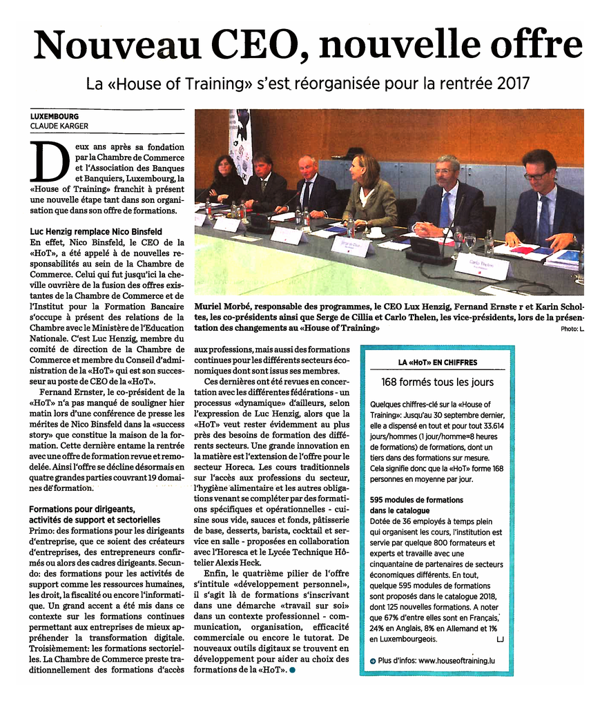 Nouveau CEO, nouvelle offre