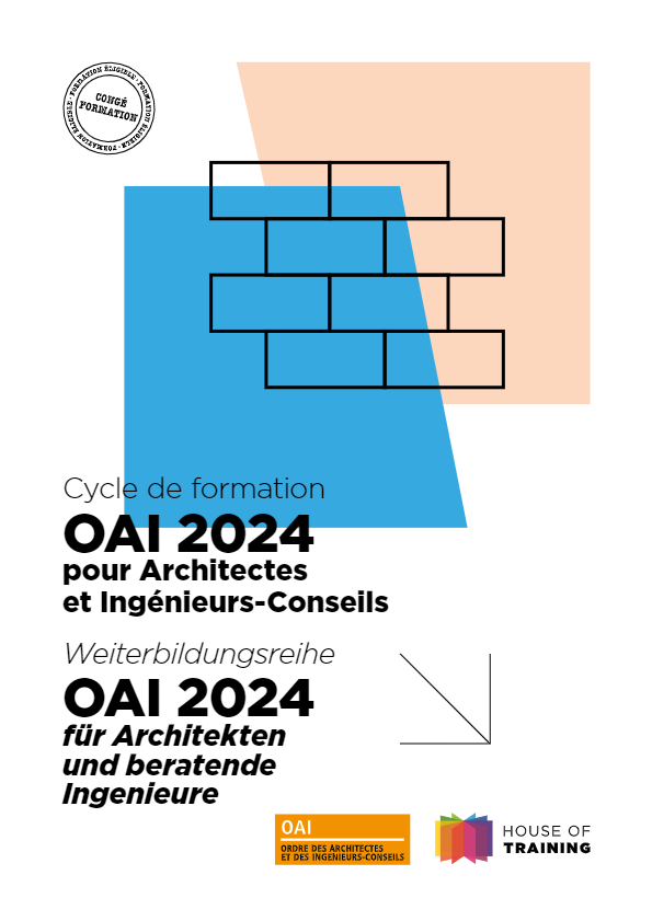 Cycle de formation OAI 2023 pour Architectes et Ingénieurs-Conseils